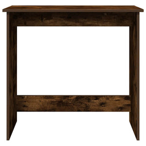 vidaXL Desk Smoked Oak 84x40x75 cm Engineered Wood