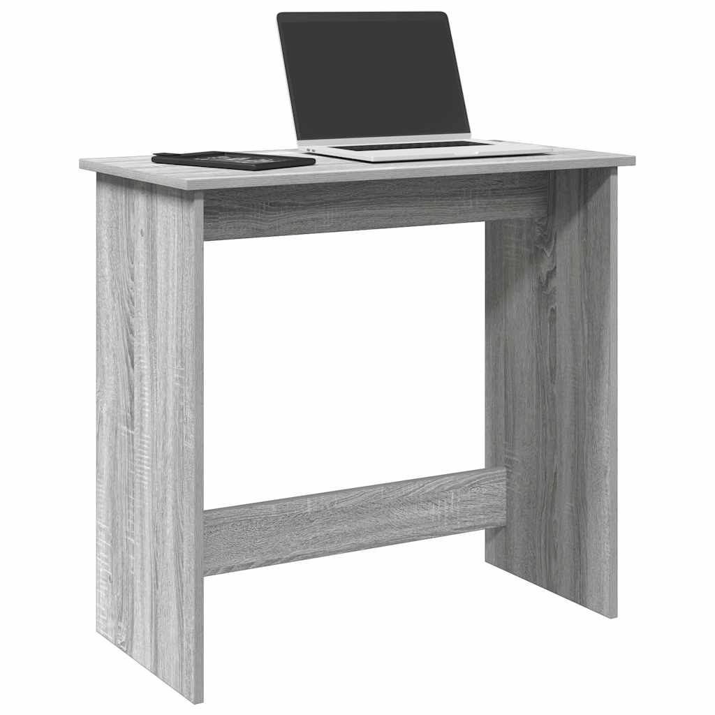 vidaXL Desk Grey Sonoma 84x40x75 cm Engineered Wood