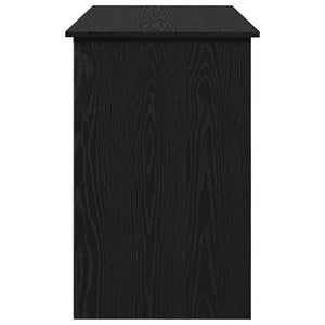 vidaXL Desk Black 102x50x75 cm Engineered Wood