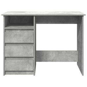 vidaXL Desk Concrete Grey 102x50x75 cm Engineered Wood