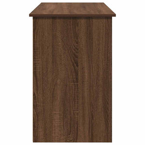 vidaXL Desk Brown Oak 102x50x75 cm Engineered Wood