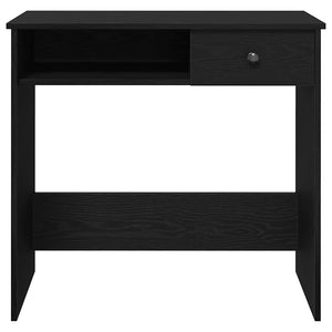 vidaXL Desk Black 80x40x75 cm Engineered Wood