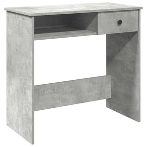 vidaXL Desk Concrete Grey 80x40x75 cm Engineered Wood