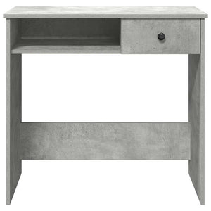 vidaXL Desk Concrete Grey 80x40x75 cm Engineered Wood