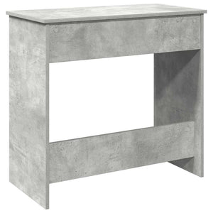 vidaXL Desk Concrete Grey 80x40x75 cm Engineered Wood