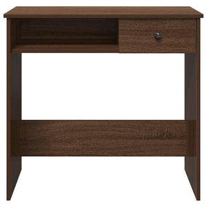 vidaXL Desk Brown Oak 80x40x75 cm Engineered Wood