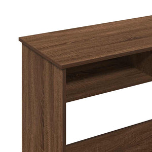 vidaXL Desk Brown Oak 80x40x75 cm Engineered Wood