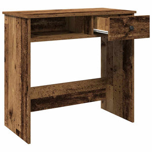 vidaXL Desk Old Wood 80x40x75 cm Engineered Wood