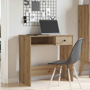 vidaXL Desk Artisan Oak 80x40x75 cm Engineered Wood