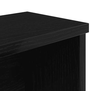 vidaXL Kitchen Rack Stackable Black 60x15x16 cm Engineered Wood