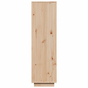 vidaXL Highboard 89x34x116.5 cm Solid Wood Pine