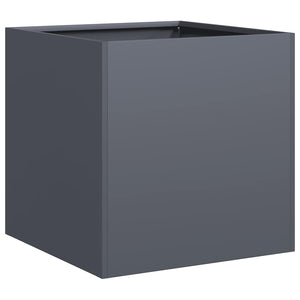 vidaXL Planter Anthracite 40x40x40 cm Cold-rolled Steel