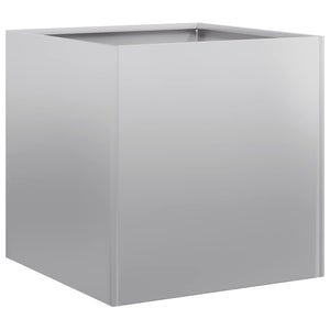 vidaXL Planter 40x40x40 cm Galvanised Steel