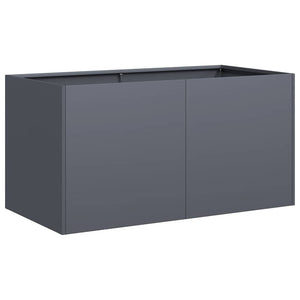 vidaXL Planter Anthracite 80x40x40 cm Cold-rolled Steel