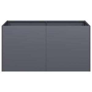 vidaXL Planter Anthracite 80x40x40 cm Cold-rolled Steel