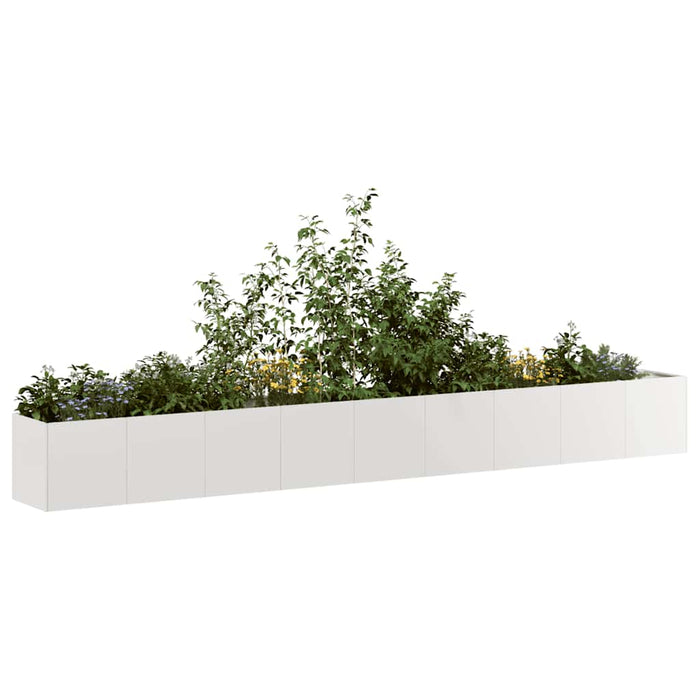 vidaXL Planter 360x40x40 cm Stainless Steel