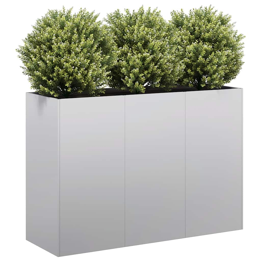 vidaXL Planter 120x40x80 cm Galvanised Steel