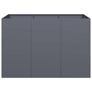 vidaXL Planter Anthracite 120x80x80 cm Steel