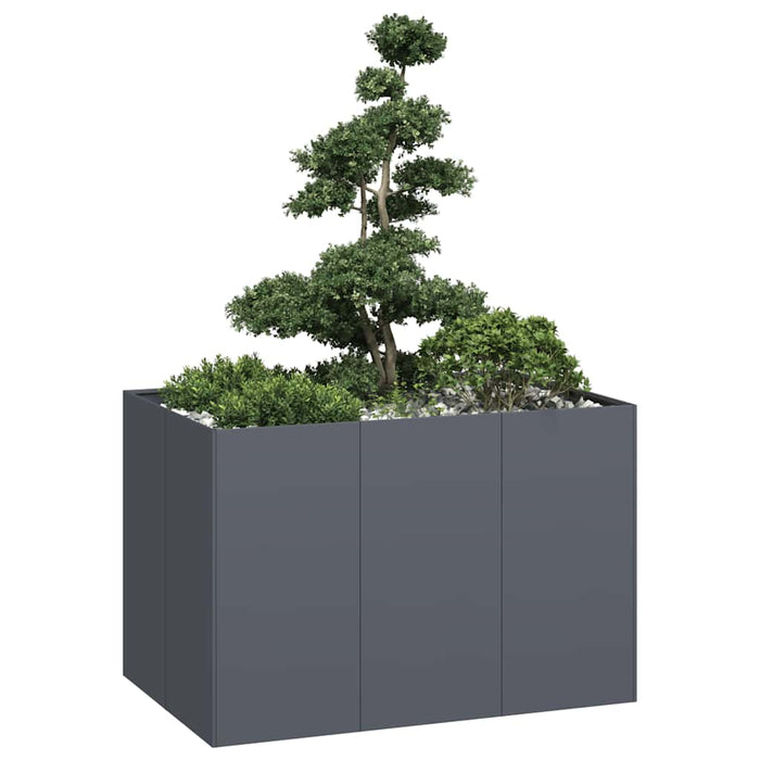 vidaXL Planter Anthracite 120x80x80 cm Steel