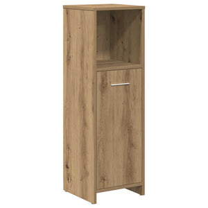 vidaXL 3 Piece Bathroom Furniture Set Artisan Oak Engineered Wood