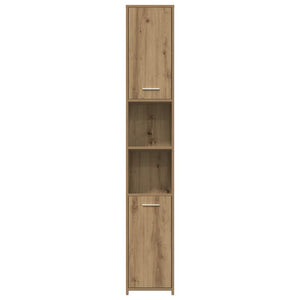 vidaXL Bathroom Cabinet Artisan Oak 30x30x183.5 cm Engineered Wood