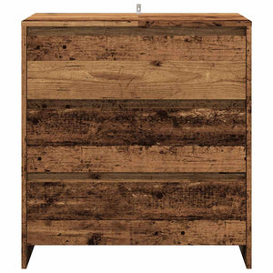 vidaXL 2 Piece Sideboard Old Wood Engineered Wood