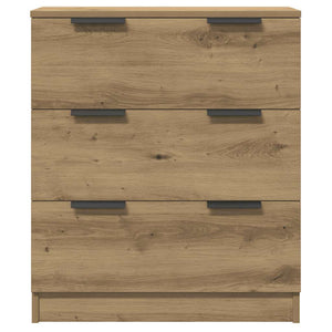 vidaXL Sideboards 3 pcs Artisan Oak 60x30x70 cm Engineered Wood