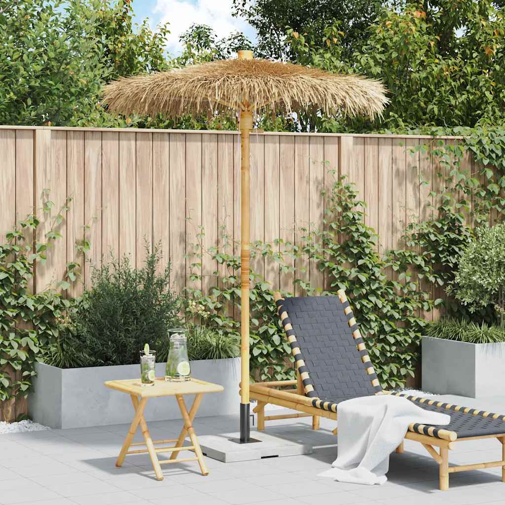 vidaXL Tiki Umbrella with Banana Leaf Canopy 150 cm Bamboo