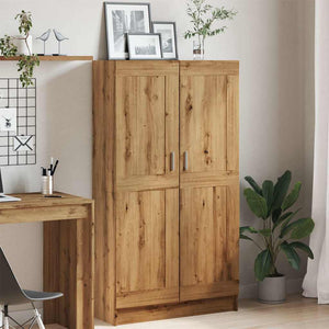 vidaXL Book Cabinet Artisan Oak 82.5x30.5x150 cm Engineered Wood