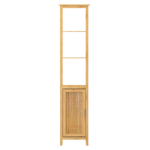 EISL High Cupboard with 3 Compartments Bamboo 40x30x190 cm