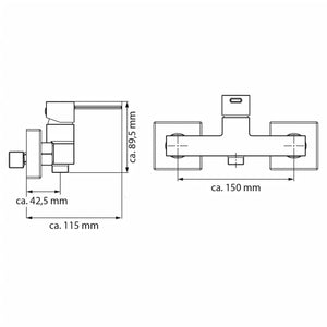 EISL Shower Mixer CALVINO Chrome