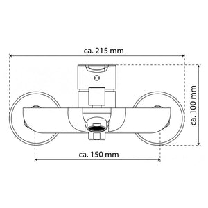 EISL Bathroom Mixer DIZIANI White-chrome