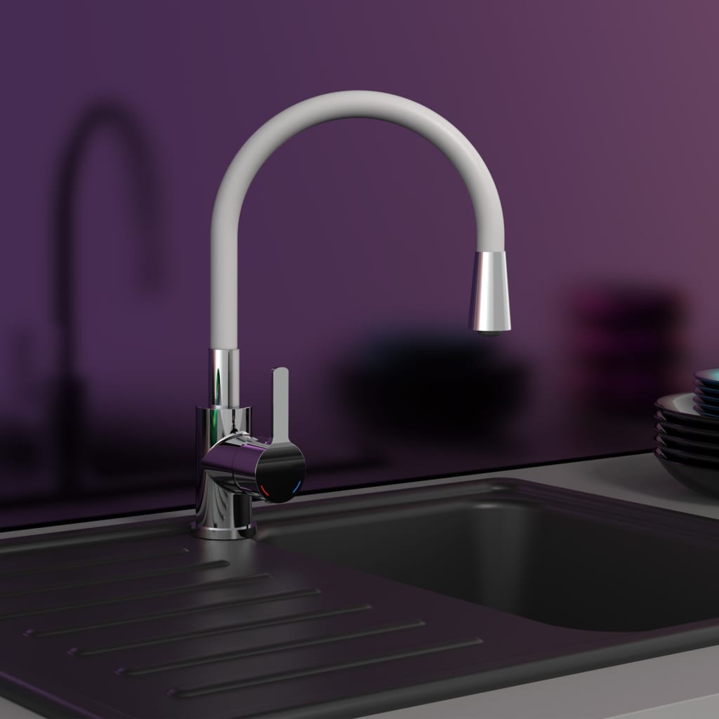 EISL Sink Mixer FLEXO Chrome-Light Grey