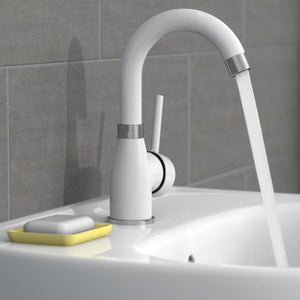 EISL Basin Mixer FUTURA White-chrome