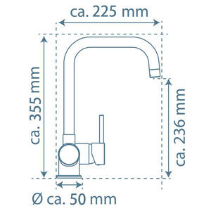 EISL Sink Mixer FUTURA Black