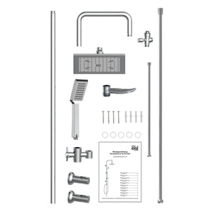 EISL Overhead Shower Set EASY COOL Chrome