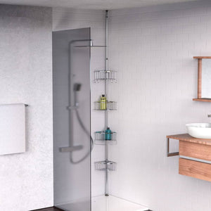 EISL Telescopic Corner Shower Shelf Chrome