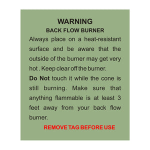 Level Step Back Flow Burner Fountain Set