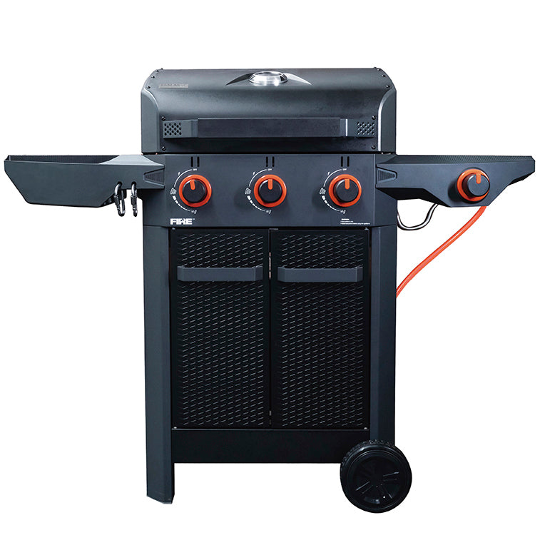 Halmo 4 Burner Family Gas Barbecue Including Side Burner