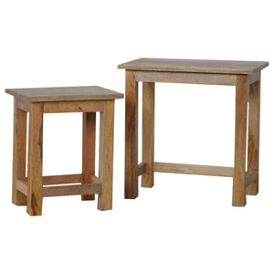 Country Style Stool Set of 2