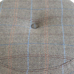 Tripod Stool with Tweed Seat Pad