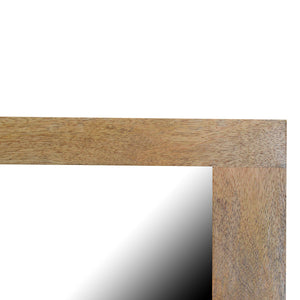 Rectangular Wooden Mirror