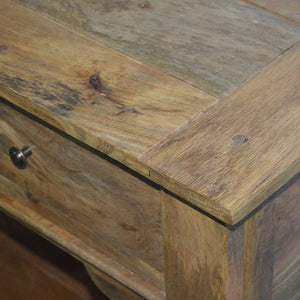 Console Table with 2 Drawers and Turned Legs