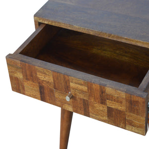 Varied Chestnut Bedside