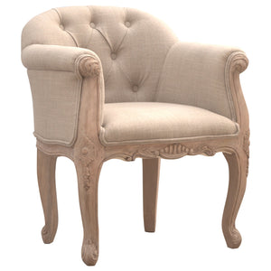 French Style Deep Button Chair