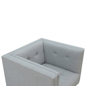 Grey Tweed Armchair