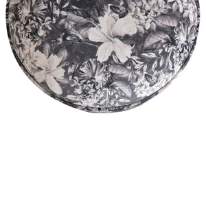 Floral Print Footstool