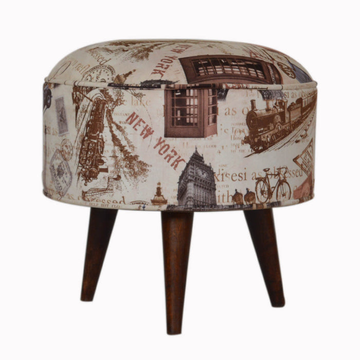 IN1271 - City Print Footstool