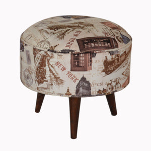 IN1271 - City Print Footstool