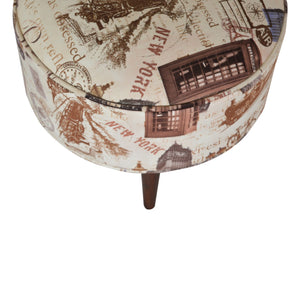 IN1271 - City Print Footstool